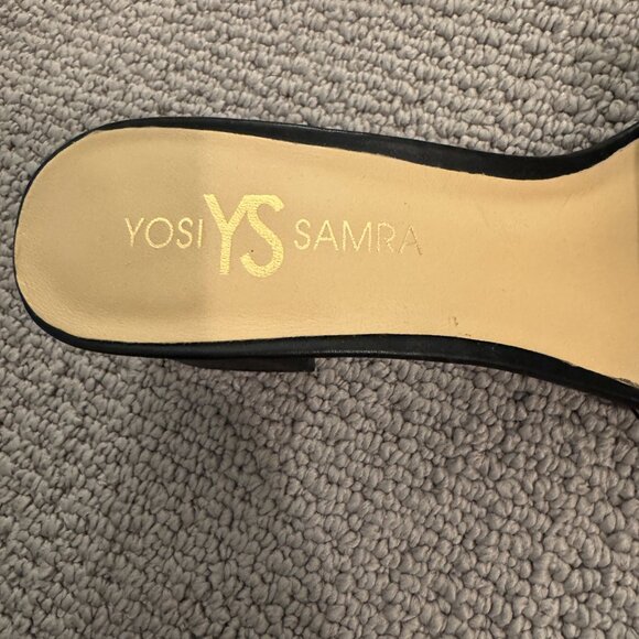 YOSI SAMRA Size 8 Black New Women's Danielle Heel Sandal - Picture 7 of 10